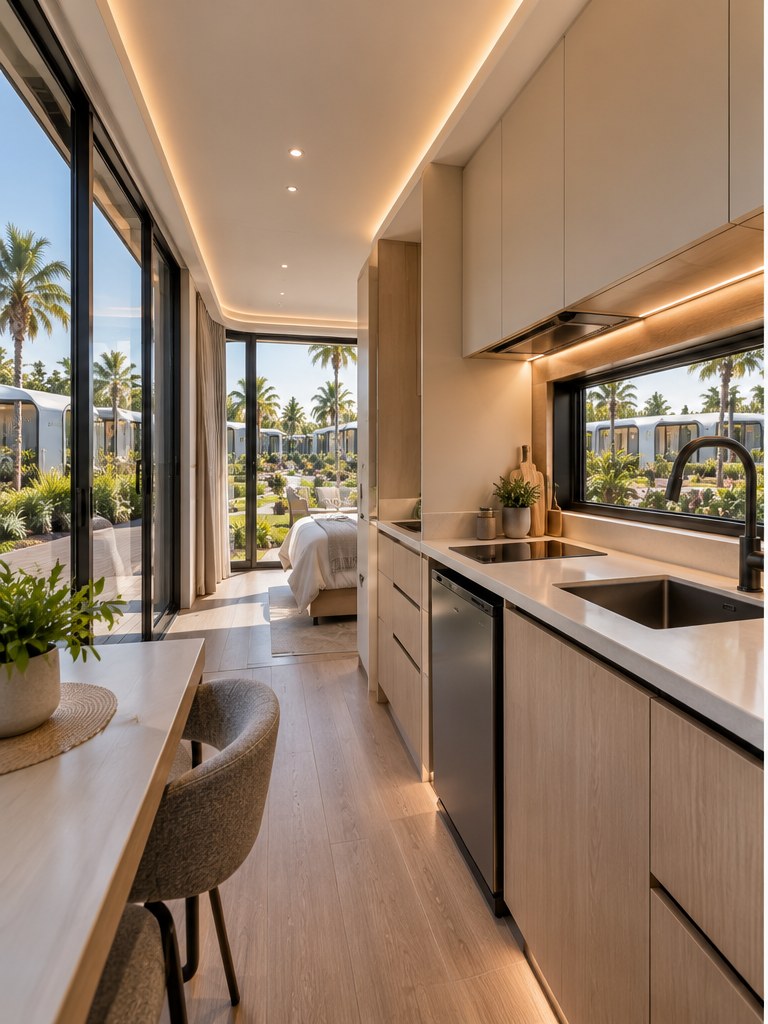 Concept modular home kitchen